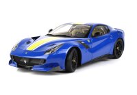 Ferrari F12 TDF Azzurro Dino ohne Kunstleder Basis 1:18 -...